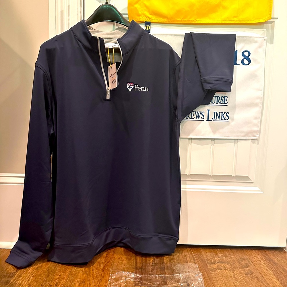 Peter Millar University of Penn Perth Performance 1/4 Zip